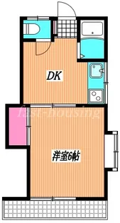 第二栄荘【2階】の間取り
