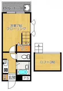 プラム常盤平【2階】の間取り