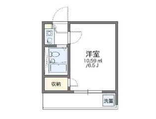 レオパレス土古第2【2階】の間取り