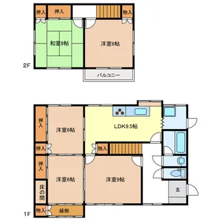 三重県津市渋見町【一戸建】の間取り