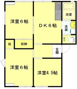 ハイツピア【1階】の間取り