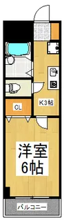 東京都東大和市仲原3【マンション】の間取り