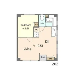シラハニテラス【2階】の間取り