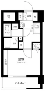 東京都品川区東五反田1【マンション】の間取り