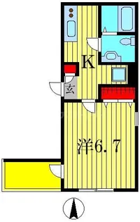 Windy GEN【1階】の間取り