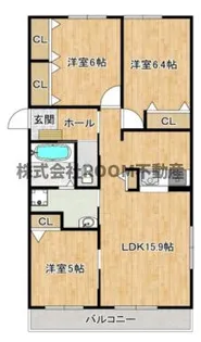 Miracle Garden【3階】の間取り