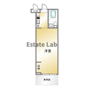 クレセンティア神戸・北野【2階】の間取り