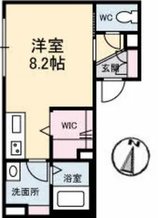 シャーメゾン カルパ【1階】の間取り