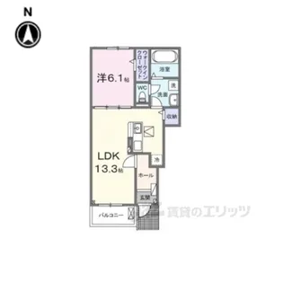 ベラーノ2【1階】の間取り