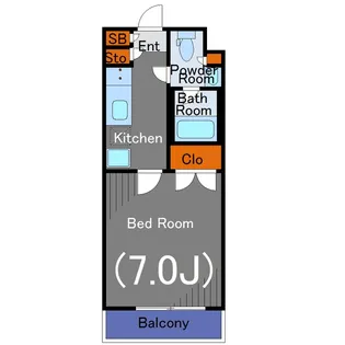 Crescente・J【2階】の間取り