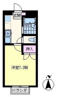 メゾンエスト【2階】の間取り