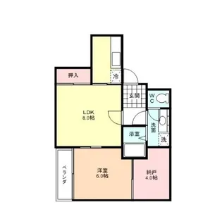 ヴェルニ【1階】の間取り