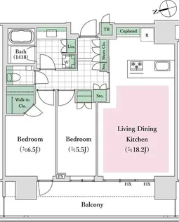 パークコート浜離宮ザタワー【31階】の間取り