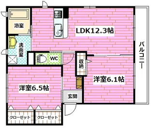 スプレモ エルフォ【2階】の間取り
