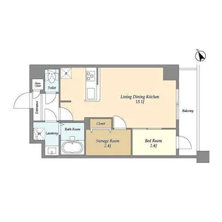 東京都墨田区向島5【マンション】の間取り