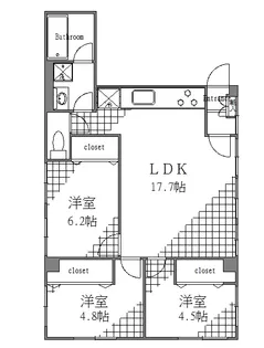 東京都墨田区両国3【マンション】の間取り