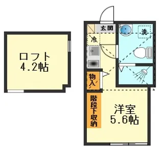 東京都江戸川区北小岩7【アパート】の間取り