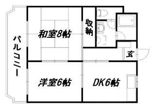 静岡県浜松市中央区高丘北2【マンション】の間取り
