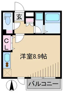 near武蔵小杉【1階】の間取り