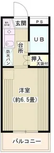 トラストビラ住吉【4階】の間取り