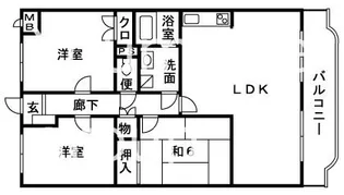 ウィスタリアII【2階】の間取り