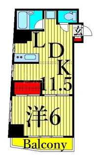 阪上ロイヤルハイツ第2【10階】の間取り