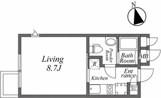 ARISTO白金高輪【3階】の間取り