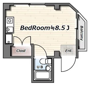 ジュエル沼袋【2階】の間取り