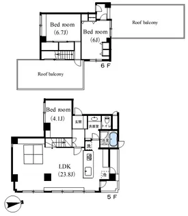 アベニュー等々力の間取り