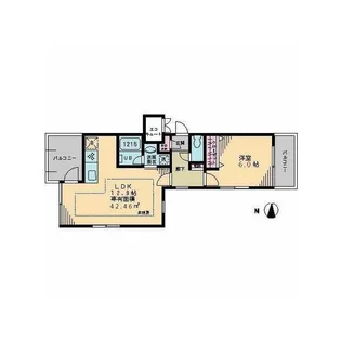 イーストポイント中野【2階】の間取り