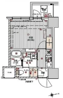 プレシャスハーモニー八王子【2階】の間取り