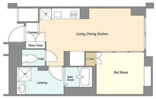 東京都品川区西五反田5【マンション】の間取り