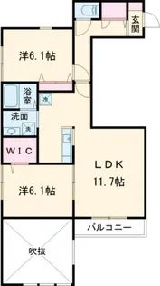 東京都世田谷区宮坂1【アパート】の間取り