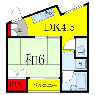 なり駒第3ビル【3階】の間取り