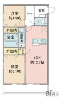 東京都小平市学園東町【アパート】の間取り