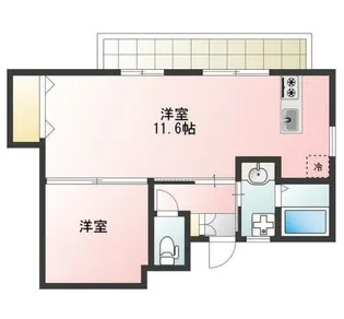 エイテックスコーポ【3階】の間取り