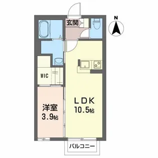 シャーメゾン・シャルマンII【2階】の間取り