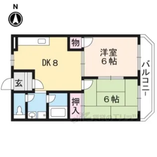 カストルム【1階】の間取り