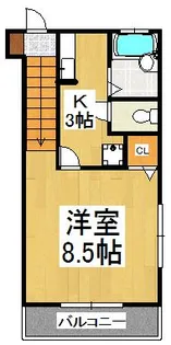 マーメイド【2階】の間取り
