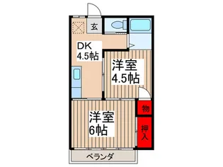サンハウスA.【1階】の間取り