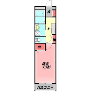 ゼウス【2階】の間取り