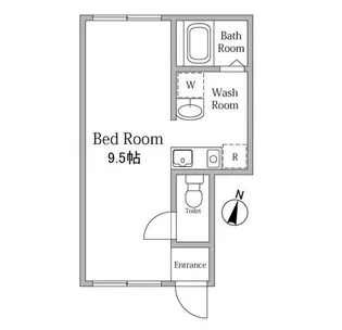 MQuarto瑞江I【1階】の間取り