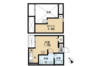 サンクマーレ稲毛【2階】の間取り