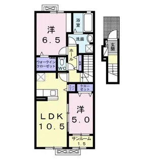 リズム【2階】の間取り