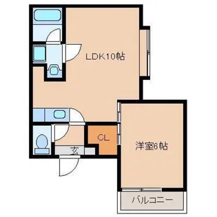 福岡県福岡市博多区東比恵3【アパート】の間取り