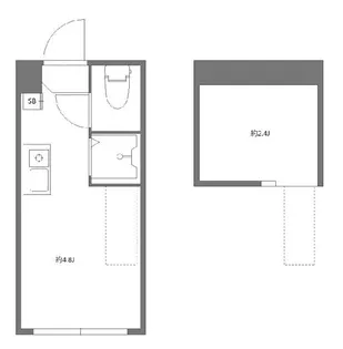 東京都杉並区高円寺南5【アパート】の間取り