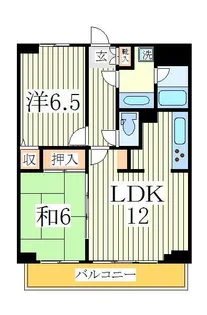 レクセルマンション初石【2階】の間取り