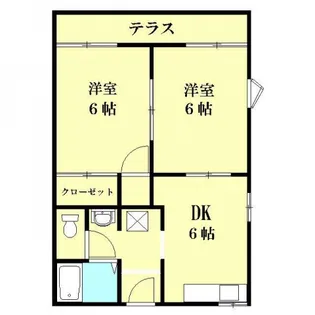 アークガーデン和合【1階】の間取り