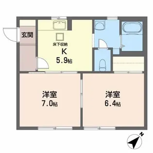 ブラウンハウス【1階】の間取り