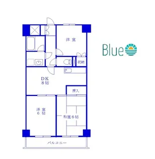 エクセレント北山田【2階】の間取り